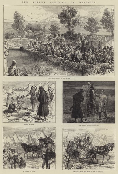 La campaña de otoño en Dartmoor de Sir John Charles Robinson
